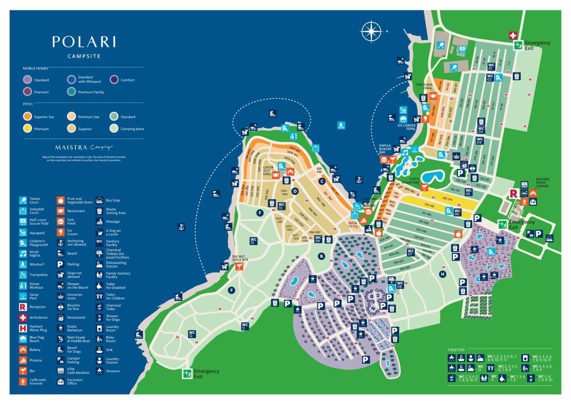 Maistra Camping Polari Pitches Rovinj Bagian luar foto